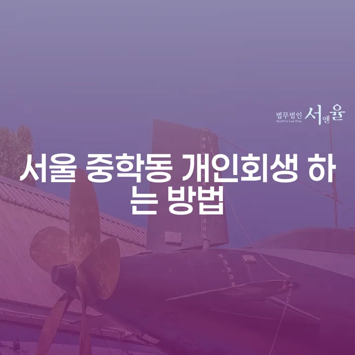 서울 중학동 개인회생 어떻게 할까요?