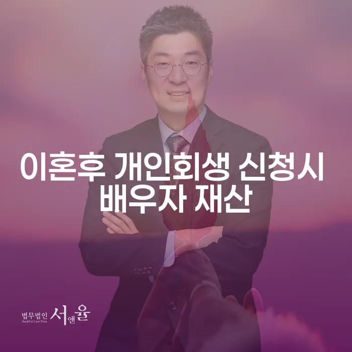 이혼 후 개인회생을 신청할 때 배우자 재산은 어떻게 고려될까요?